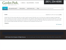 Tablet Screenshot of gardenparkdaybreak.com